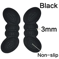 Women's High Heel Comfort Insoles - Cushioned Pain Relief Pads - 1 pair (Black Non-slip 3mm)