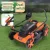 Garden courtyard hand-pushed electric lawn mower silent high-power lithium-ion lawn mower lawn mower 3