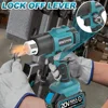 Cordless Heat Gun 540℃ Temperature Adjustment LED Display 4 Gear Wind Speed Handheld Electric Hot Air Gun for Makita 18V Battery 4
