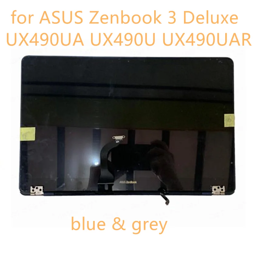 아수스 젠북 3 디럭스 3V UX490UA UX3490 UX3490U UX490U LCD 유리 디스플레이 완전 조립, 상단 부품, 14 인치, 1920x1080