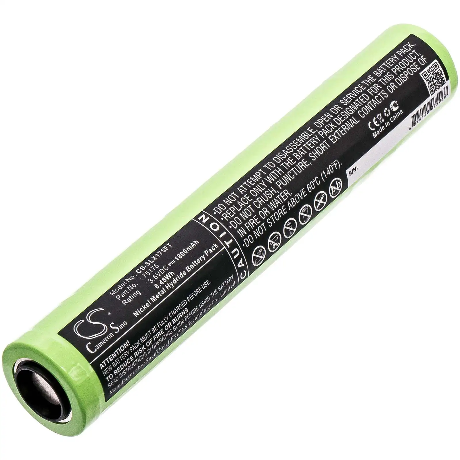 

75375 Battery For Streamlight 75175 Flashlight M9 Except UltraStinger PolyStinger 75714 75715 75716 75732 75733 75734 75735 7573