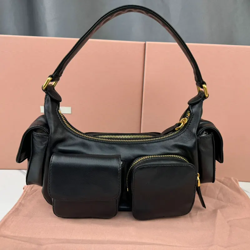 

Locomotive Underarm Bag Retro Design Women Shoulder Bag Cool Girl Casual Large Capacity Handbag