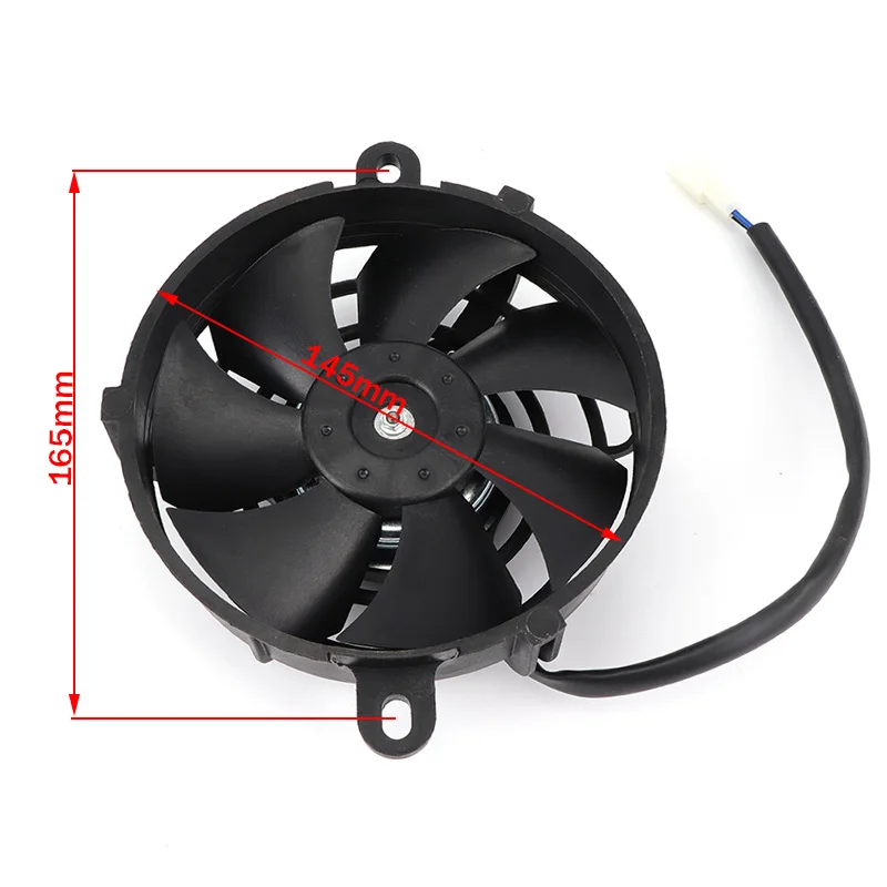 5 inch Universal Motorcycle Radiator Cooling Fan Oil Cooler Water Cooler Electric Fan 12V For All Dirt Bike Motocross ATV Quad motorcycle cooling fan