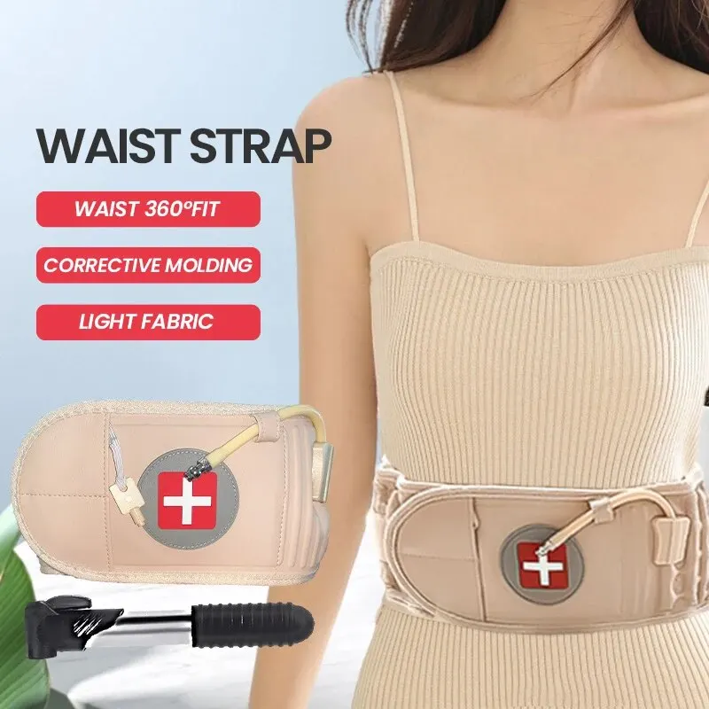 Waist Support Belt Air Waist Support Belt Medical Back Pain Relief Air Traction Spine Decompression Lumbar Inflatable Belt