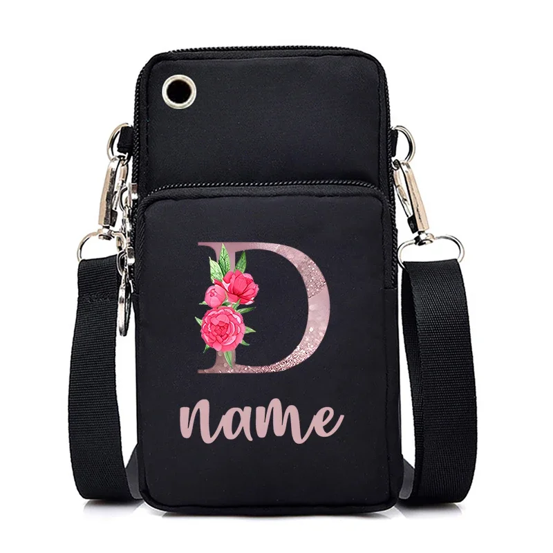 LiuenMgg Black Cat Crossbody Bag - Small Ethnic Print Messenger Bag, Adjustable Strap - View #2
