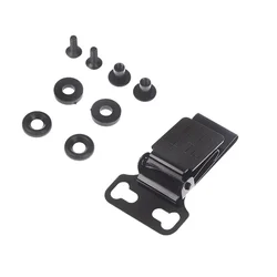 Durable Black Waist Clip Belt with Screw - Versatile Holster & Toy Gun Accessories (1pcs knife mount)