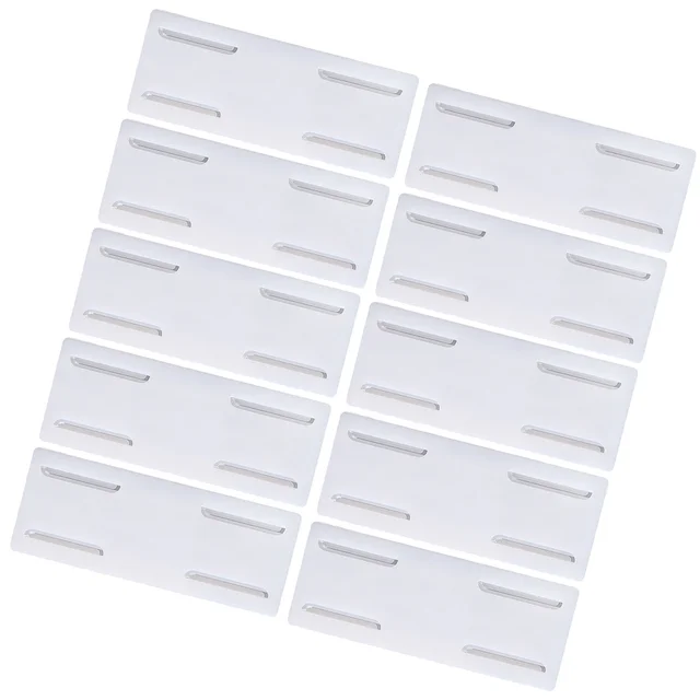 10Db -Es Tartó Hajtócsík Falhosszabbító Aljzat Ragasztószervező Önjavító Protektor Túlfeszültséggel Felszerelt Rögzítő Kábel Csat Lyukasztás - Image 4