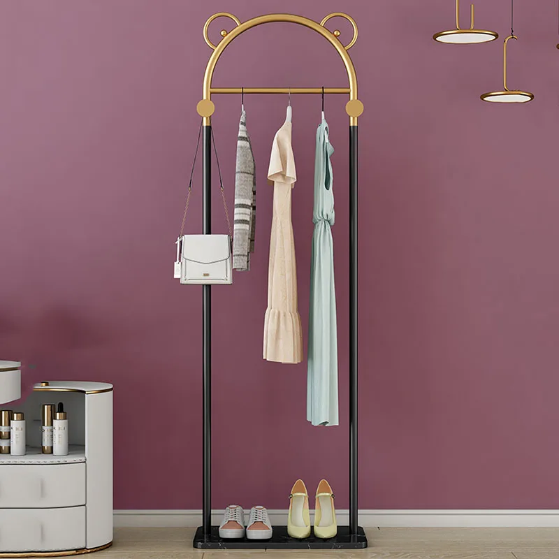 

Minimalist Clothes Rack Bedroom Aesthetic Clothes Rail Stand Organizer Free Shipping Percheros Para Ropa Hallway Furniture