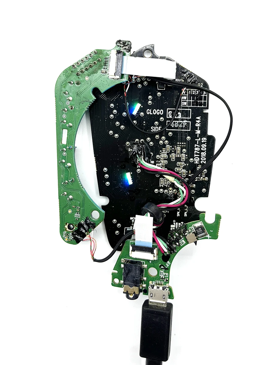 Original Headphone Montherboard Of Logitech G933 G935 G633 G635 Artemis Spectrum Gaming Headset PCB Circuit Mainboard