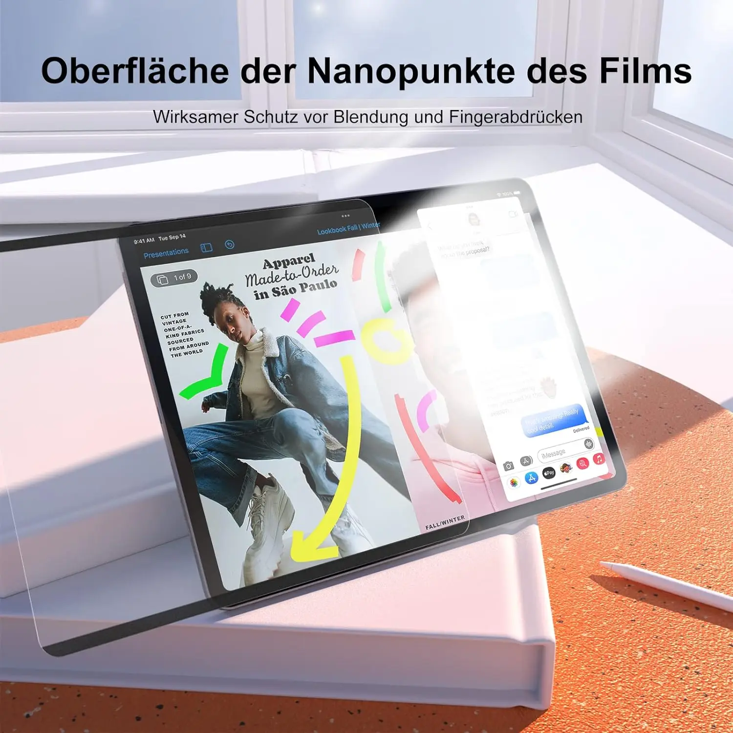 2pcs Paper Feel Reusable Magnetic Screen Protector For iPad 10.2'' 9/8/7 6th 5th 9.7'' 10th 10.9 Pro 11 12.9 13 Air 1 2 3 4 5 6 2