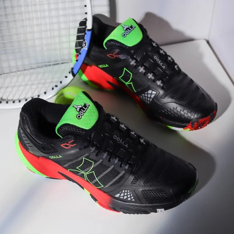 Couple badminton shoes Lightweight and breathable training and competition badminton shoes Non-slip shock-absorbing mesh sneaker