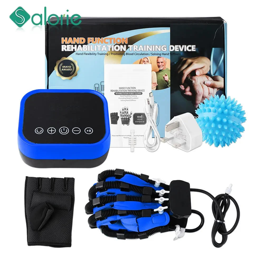 

Rechargeable Hand Rehabilitation Robot Gloves Stroke Hemiplegia Cerebral Infarction Training Equipment Portable Finger Exerciser