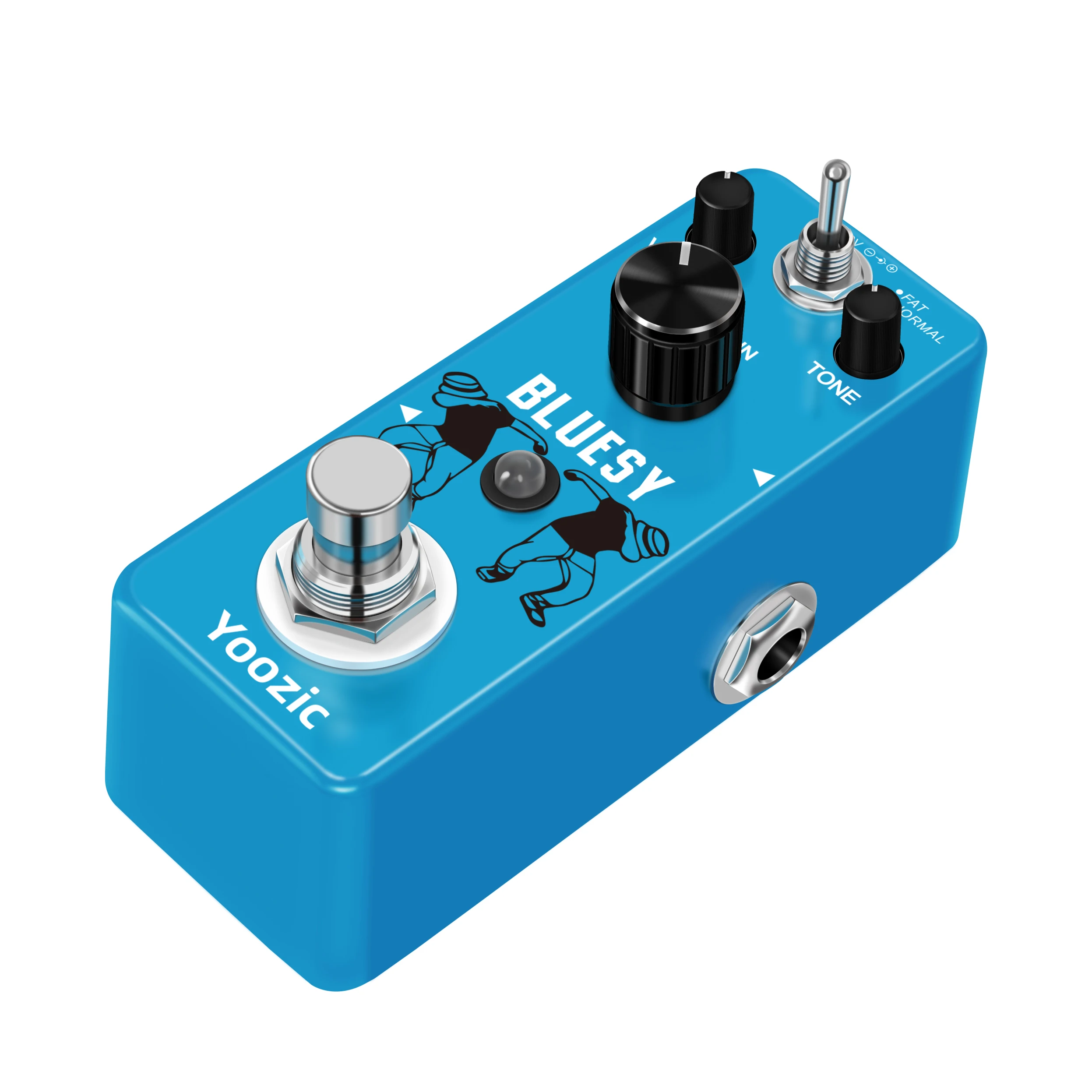 Yoozic LEF-321 Bluesy Blues Overdrive Guitar Effect Pedal Aluminum Alloy Shell True Bypass Guitar Parts & Accessories