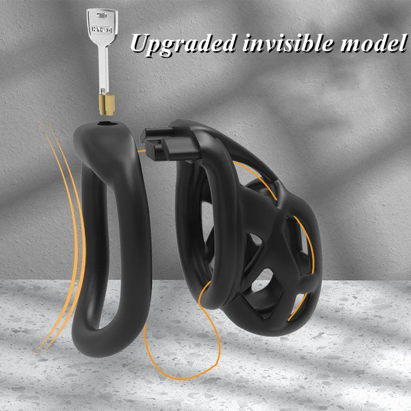 Male Chastity Cage Sex Toys Cobra Chastity Device Belt 4 Size Cock Rings Penis Lock