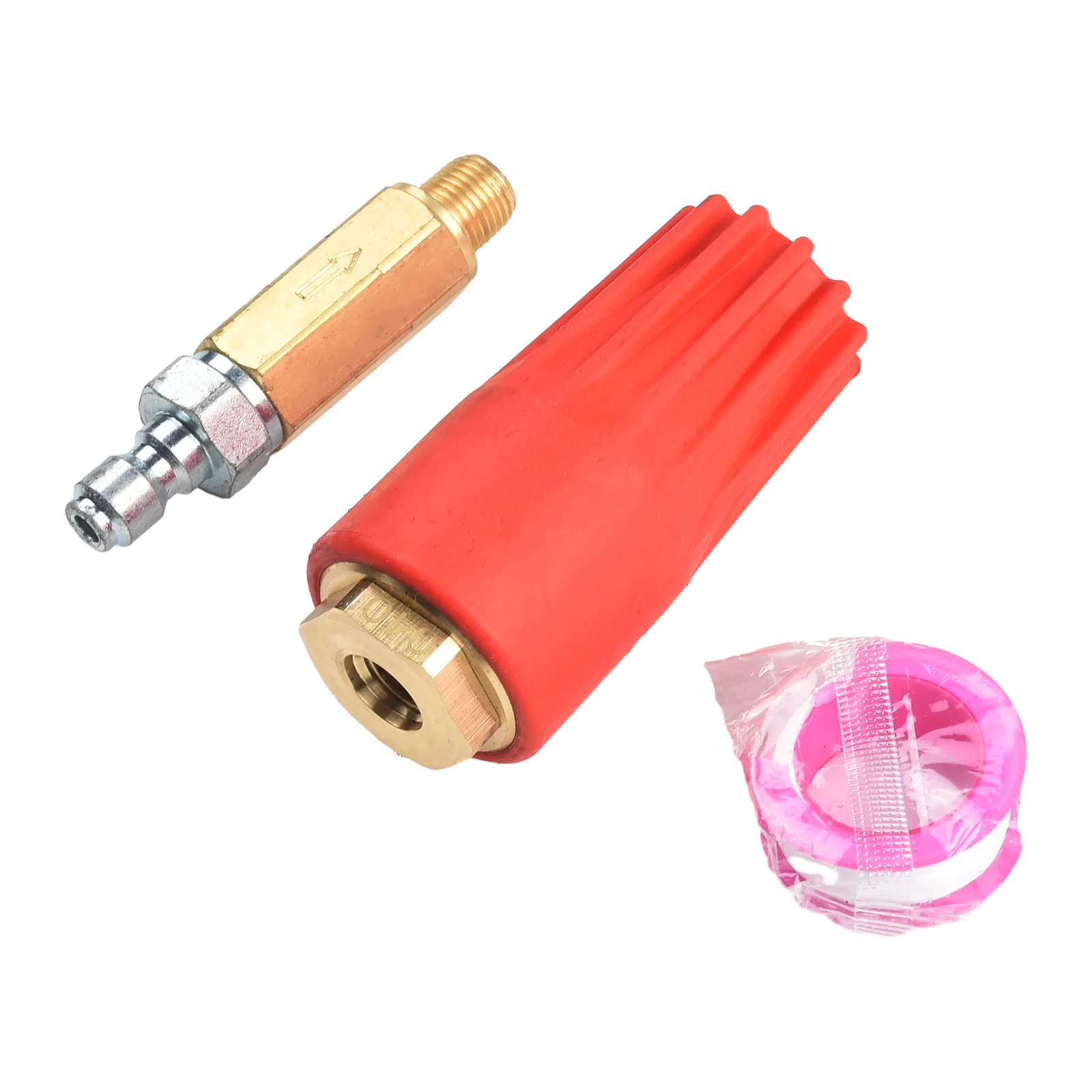 

1pc High Pressure Washer Rotating Nozzle Turbo Nozzle Spray Tip 5100 PSI Red Yard Garden Outdoor Living Tools Parts Accessories