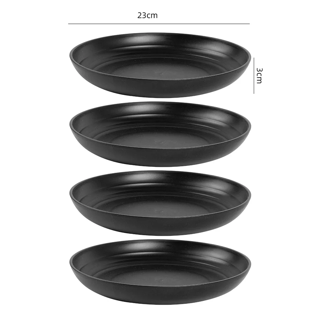4Pcs 23cm Plate