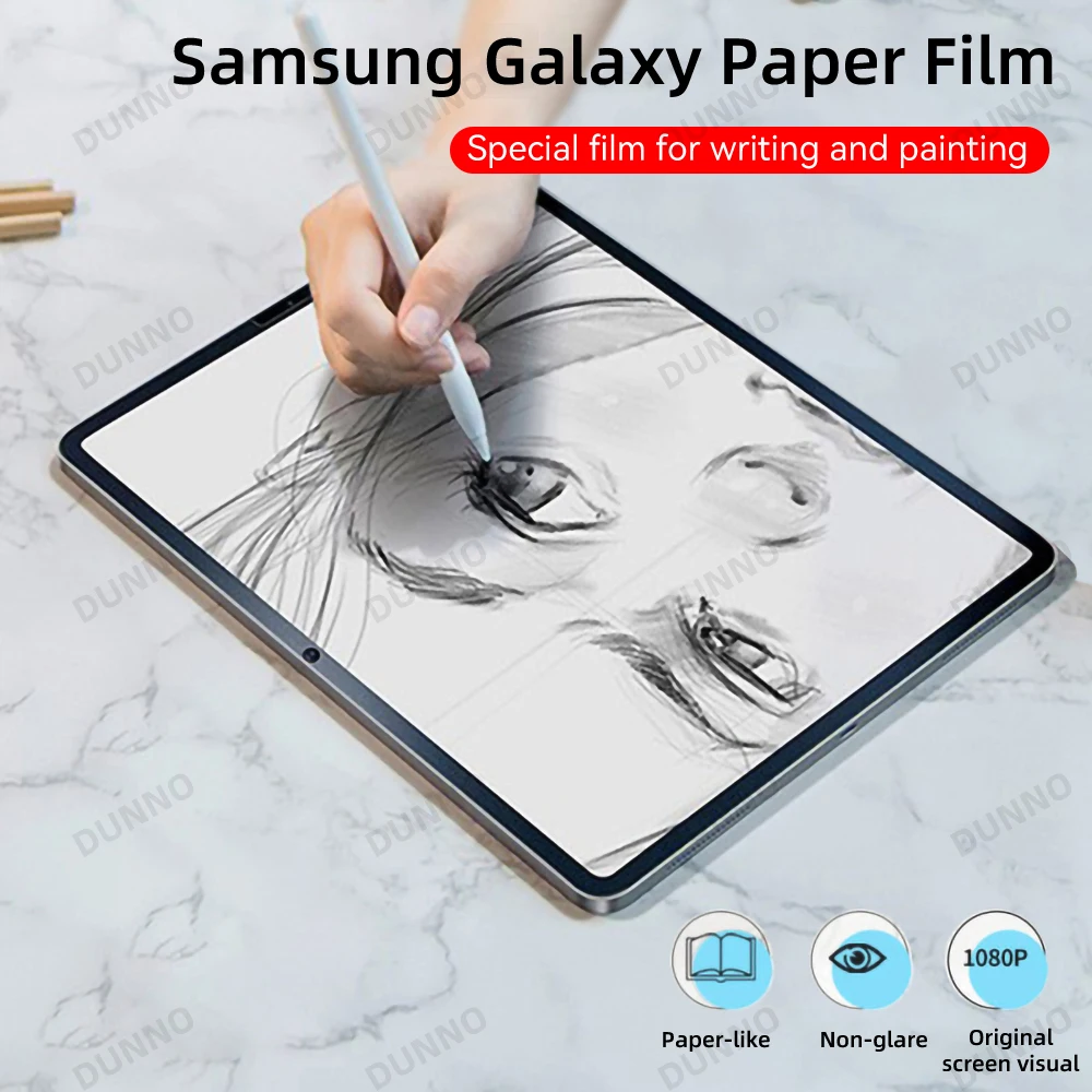 Paper Feel Screen Protector For Samsung Galaxy Tab S6 Lite S7 S8