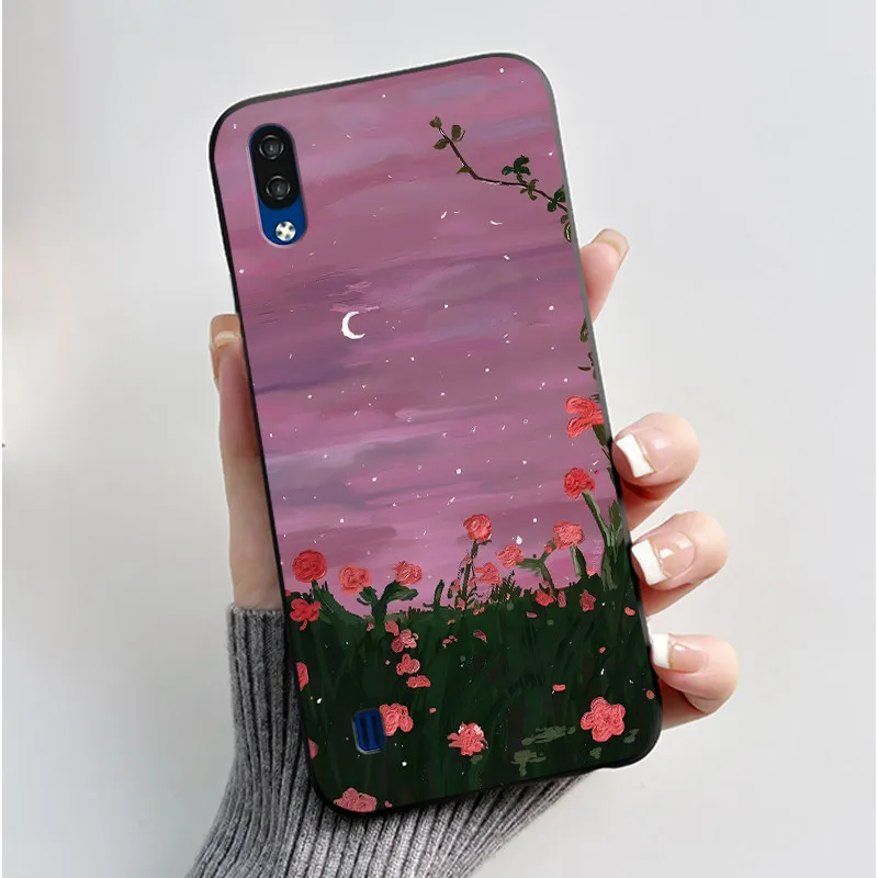 Silicone Soft Black Cover with Cute Cat Astronaut Design