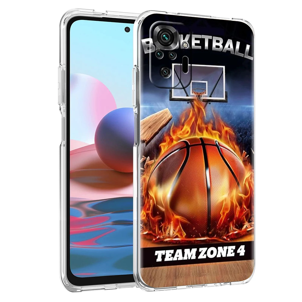 Transparent Football Design Phone Case Cover – Shockproof & Stylish Protective Shell