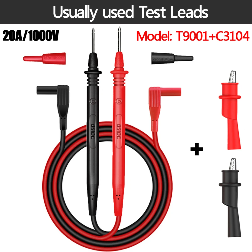Ultra-Sharp Multimeter Probe Test Leads Alligator Clip Wire High Quality Insulat