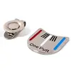 Pack of 6 Pcs One Putt Design Golf Ball Mark plus Magnetic Golf Hat Clip Golf Marker Drop Ship 5