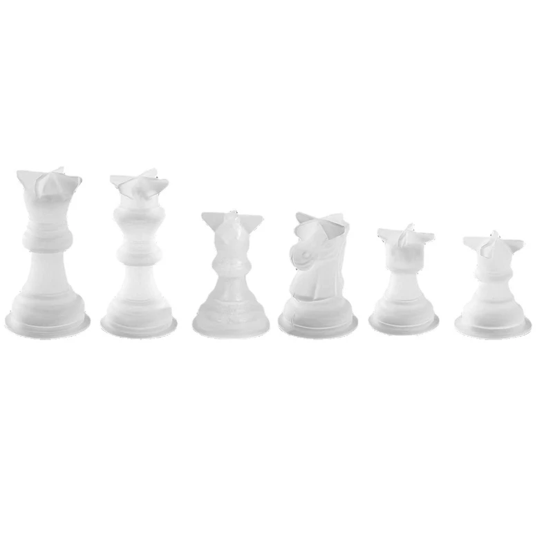 

International Chess Checker Mold, Crystal Epoxy Resin Mold for Craft Making Dropship