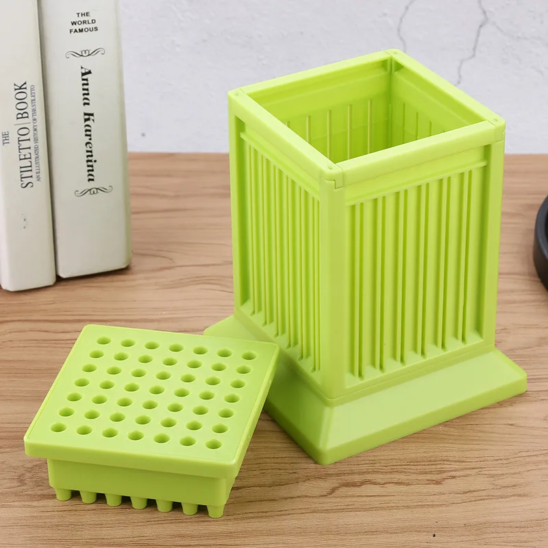 BBQ Meat String Machine Barbecue 49 Holes Skewer Tools Tofu Skewer Kebab Maker Box Machine Grill Barbecue Kitchen Accessories