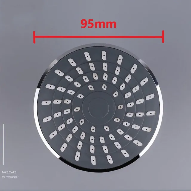 Shower Head Sprayer Adjustable Rainfall Wall-Mounted Bathroom Fixture Faucet Top Nozzle Single Head Bathhouse Hotel Shower New 3