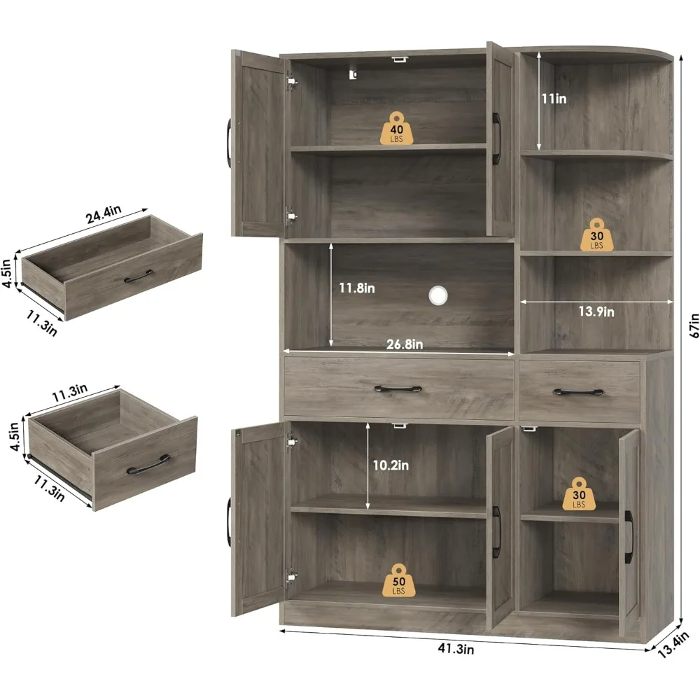 Stylish Pantry Cabinet