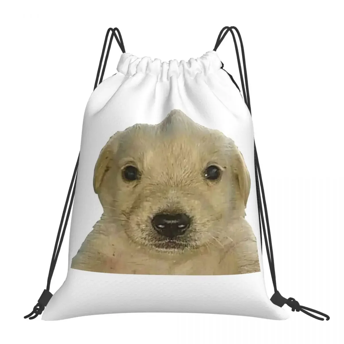 

Jotchua Meme Jotchua Dog Backpacks Portable Drawstring Bags Drawstring Bundle Pocket Sports Bag BookBag For Man Woman School