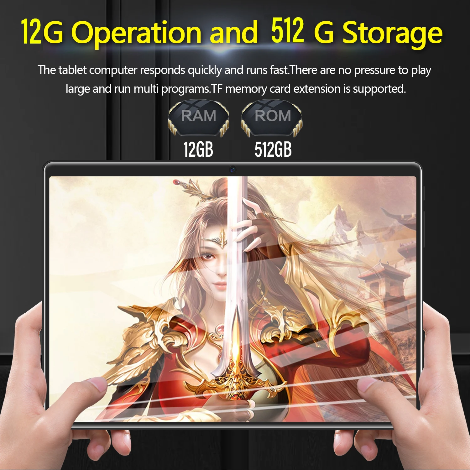10.1 Inch Android10 Deca Core 8000mAh Tablet 12GB 512GB PC Dual SIM Pad X102 WIFI 16MP+32MP Global Version best tablet for business Tablets