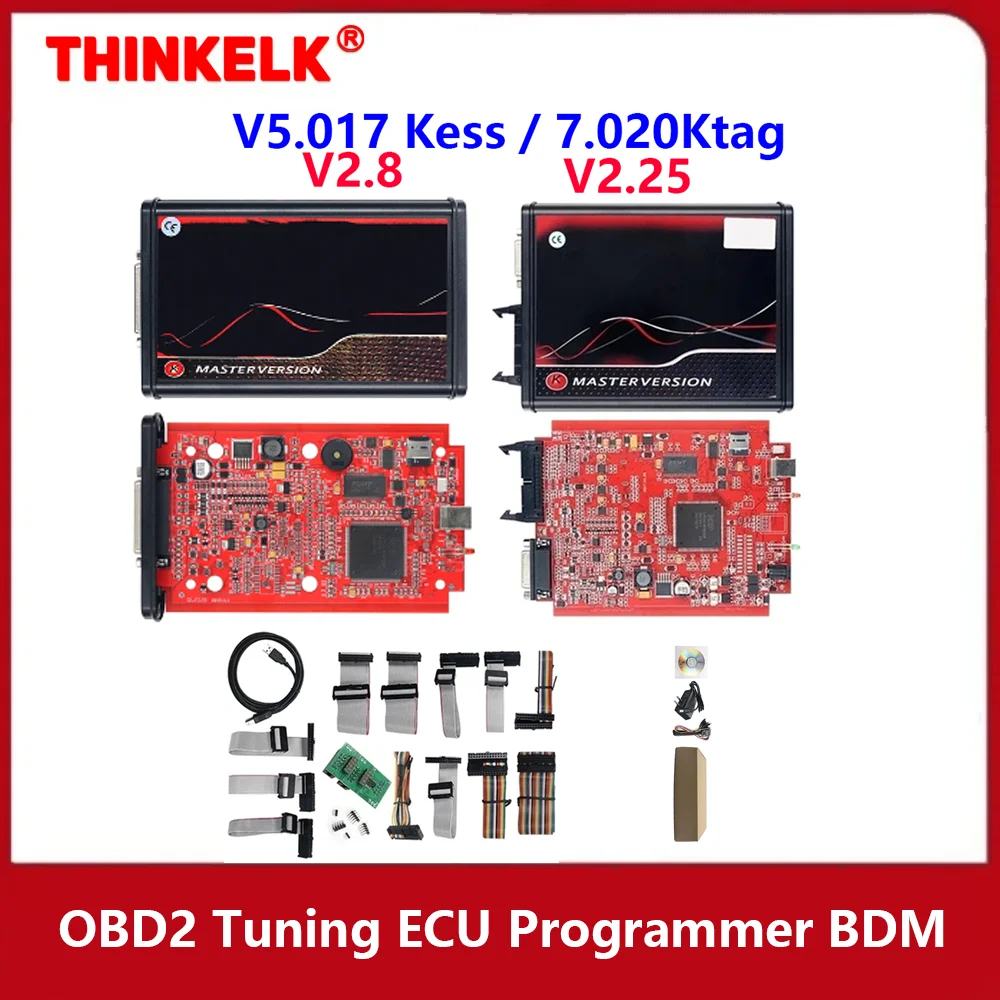 

For Ktag V7.020 KESS V2.8 V2 V5.017 SW V2.25 v2.47 4 LED BDM Frame 22pcs Adapters K-TAG ECU Programmer BDM Frame Adapters