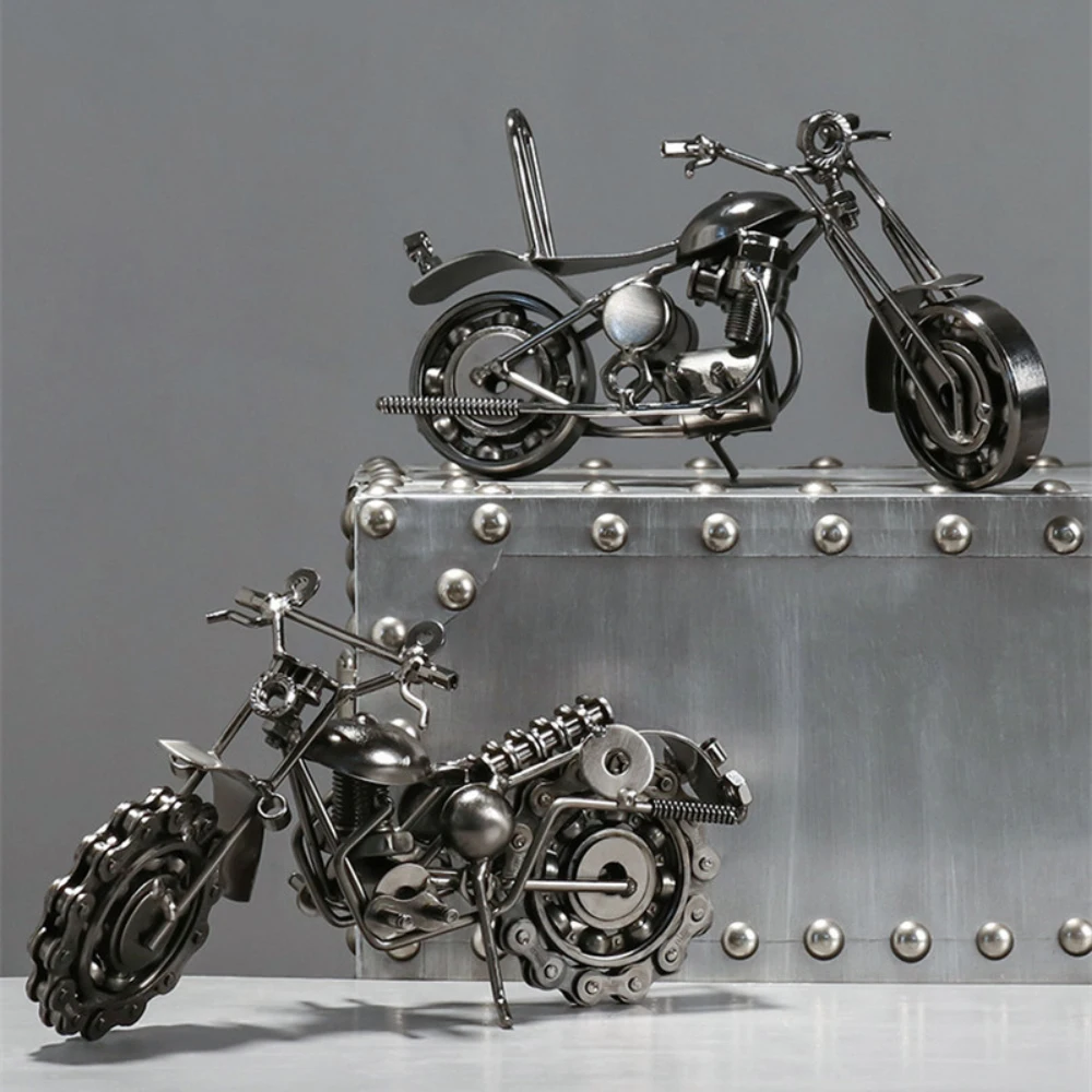 F-6 HARLEY-DAVIDSON 置物　鉄製　アンティーク　雑貨　工芸品 F-6 HARLEY-DAVIDSON 置物 鉄製 アンティーク 雑貨 工芸品