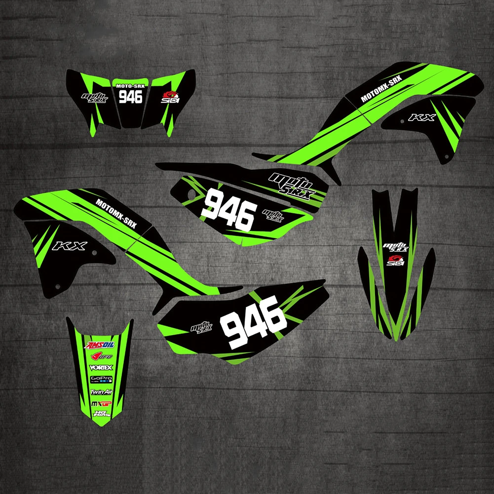For Kawasaki 230 Klx Team Full Set Stickers Kits Free Customized