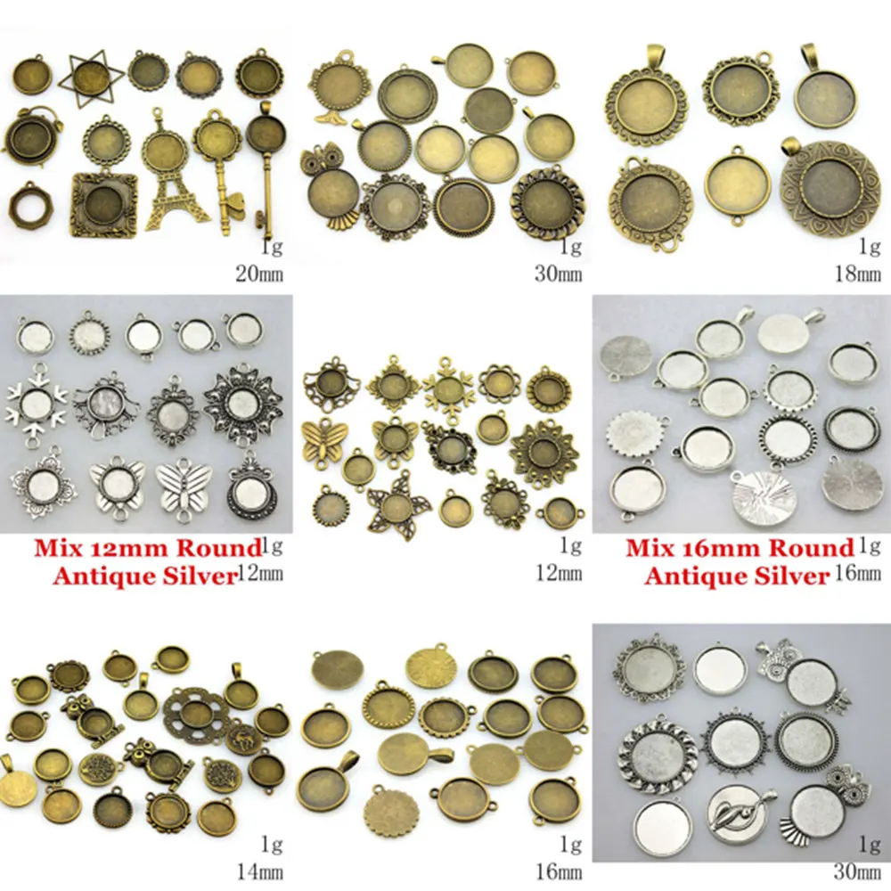

Supplies Components Round Base Setting Jewelry For Men Ornaments
