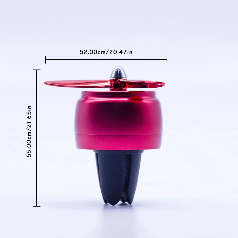 LED Mini Car Air Freshener with Aromatherapy Perfume Clips – Available in Various Colors