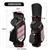 Stand Up Golf Bag -Men & Women Waterproof Golf Bag, Anti Collision 14 Hole Fixed Frame, WithIndependent Thermostatic Bag 2