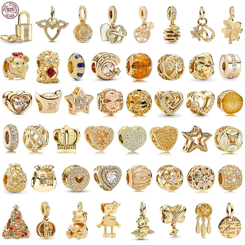 

Классический кулон в форме сердца, бабочки, пчелы, подходит для оригинального браслета Пандоры, ожерелье, «сделай сам», женское изысканное ювелирное изделие