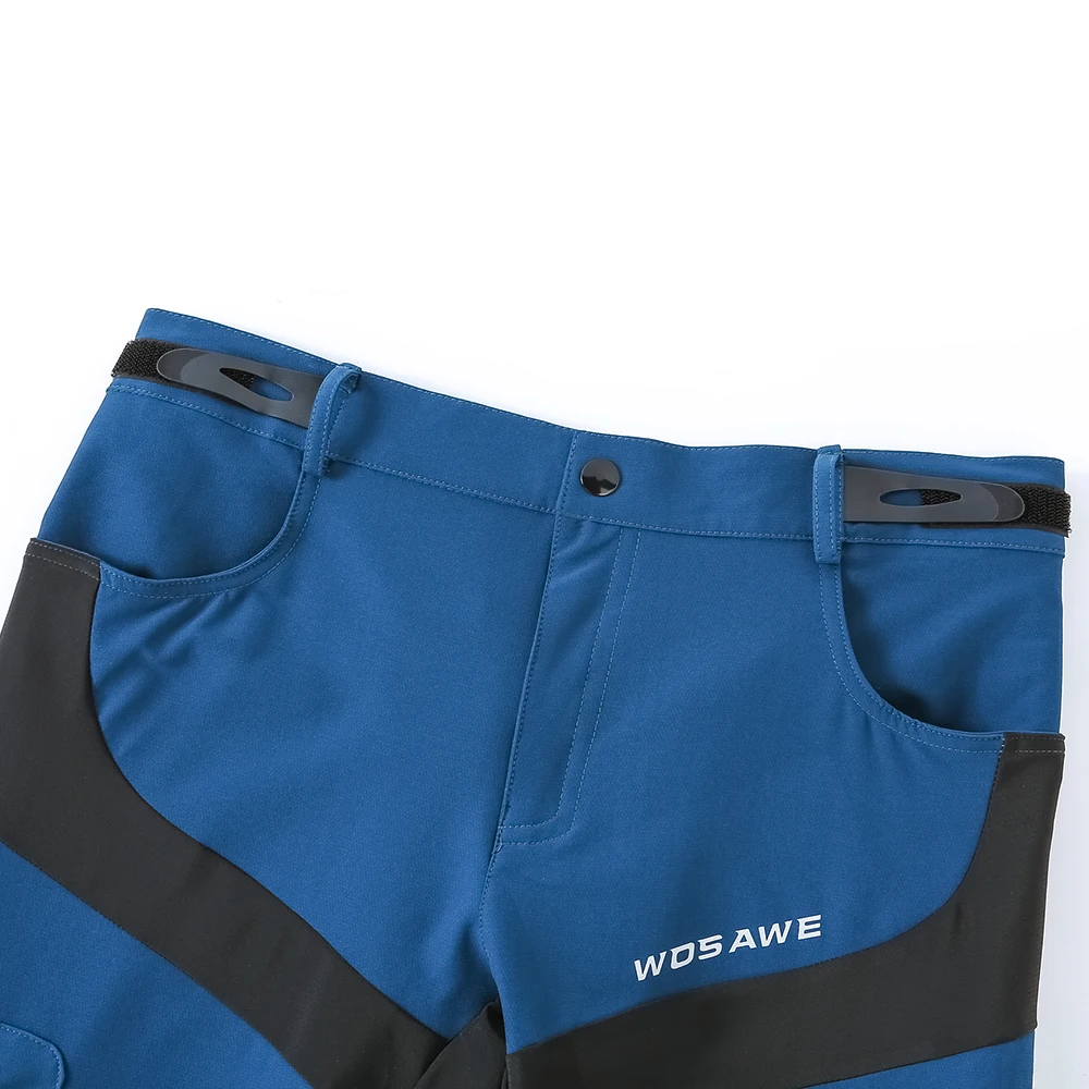 WOSAWE MTB Bike Shorts Multi-Pockects Breathable Loose fit Riding Road Bike Shorts Outdoor Sports Waterproof Cycling