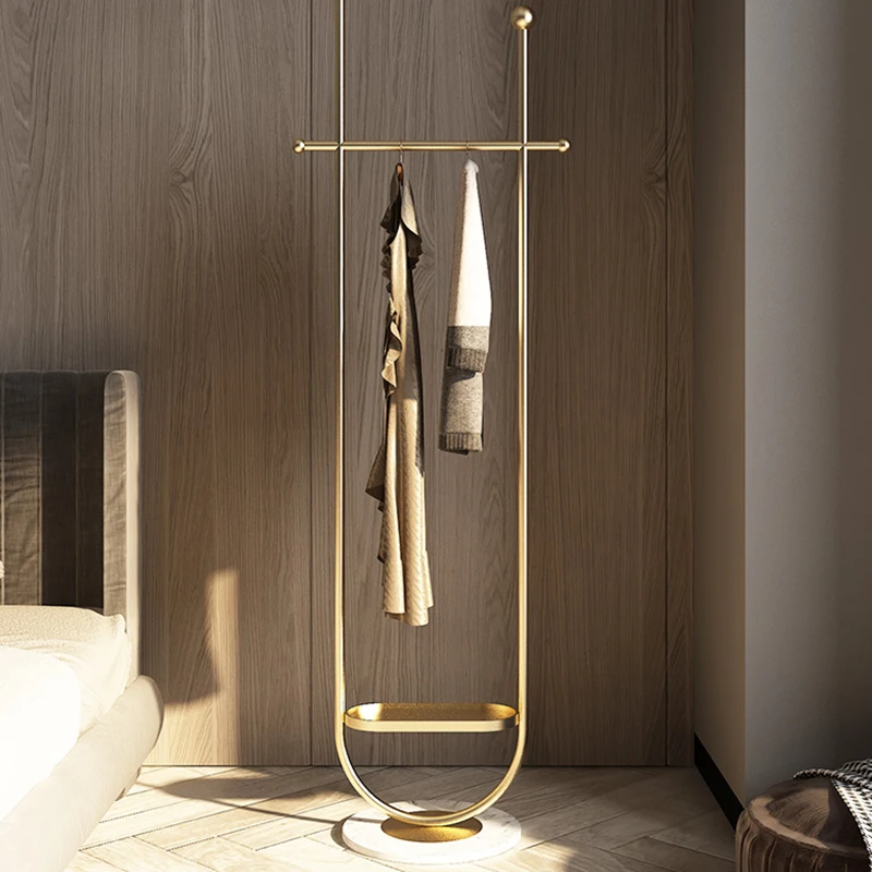 

Bedroom Entrance Boutique Clothes Rack Metal Minimalist Nordic Modern Clothes Rack Storage Colgador Ropa Hallway Furniture