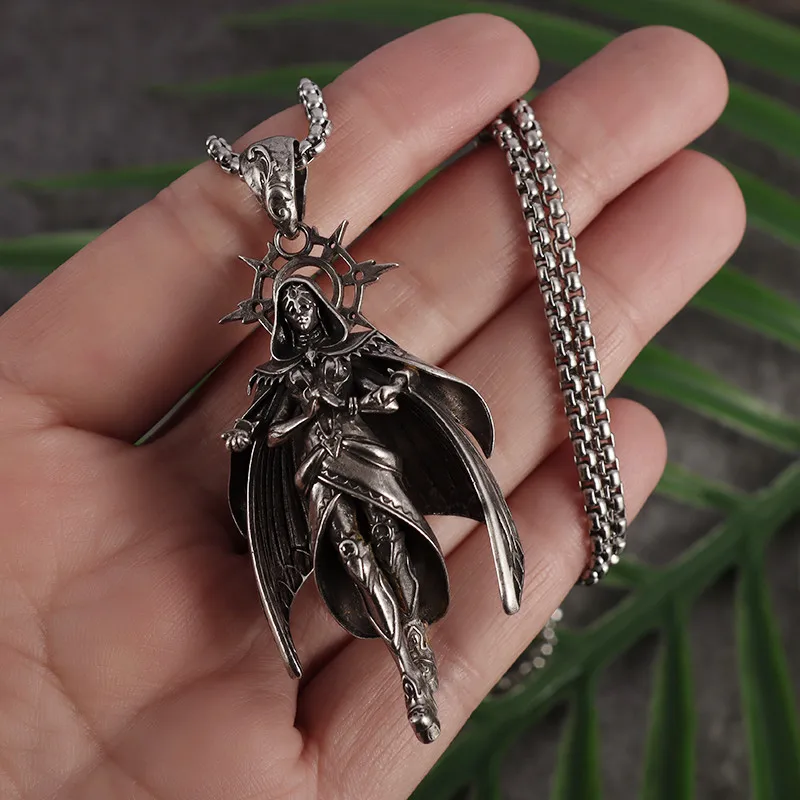 Vintage Gothic Style Twilight Psychic Pendant Necklace for