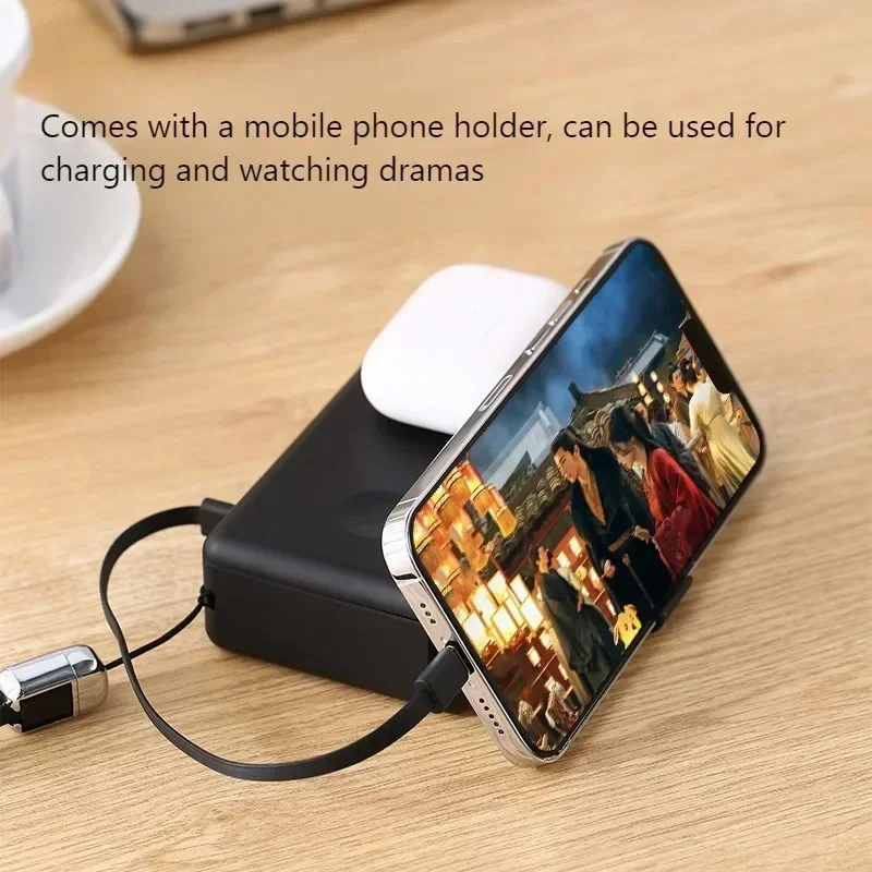 FERISING GaN 65W 6in1 Laptop Powerbank QI2 Wireless Magnetic Power Bank 20000mAh External Battery For iPhone Watch 6-9 Mackbook 5