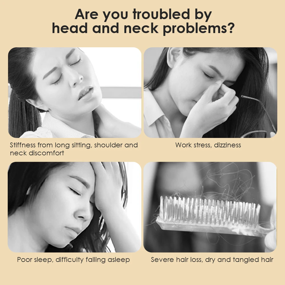 Wooden Anti Static Massage Comb for Blood Circulation