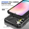 Stand Holder Ring Phone Case for Samsung Galaxy A55 A15 A35 5G A14 A54 5G A34 A05S S24 Ultra S23 FE Drop Protection Cover Coque 5