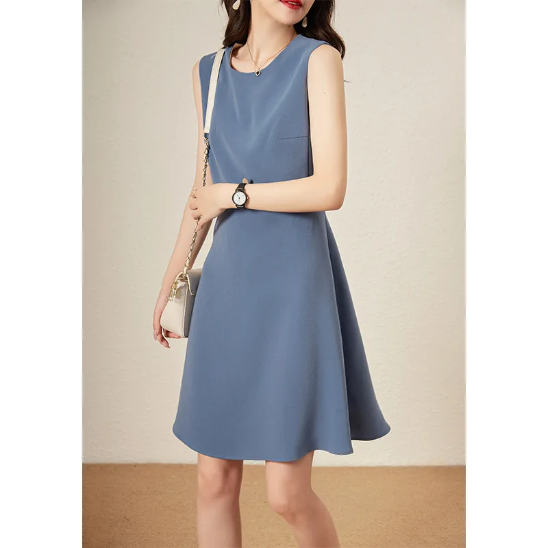 

2023 New Style Spring And Summer Women Brief Slim Acetate Dress
