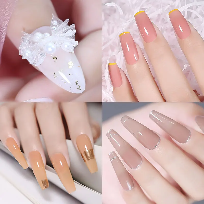 34 nude nail art designs to upgrade your manicure 2024