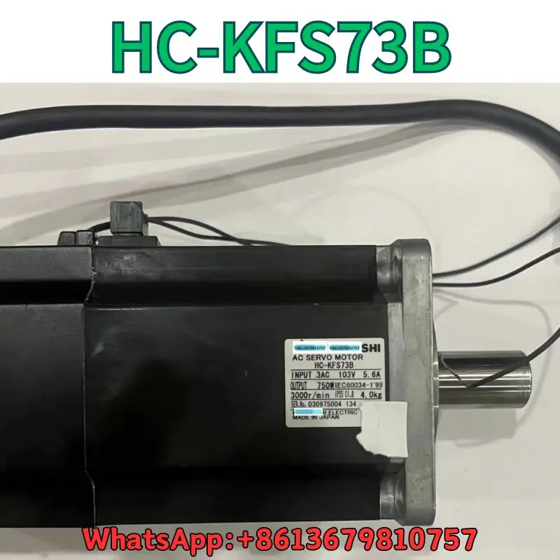 

Used HC-KFS73B servo motor 750w test OK Fast Shipping
