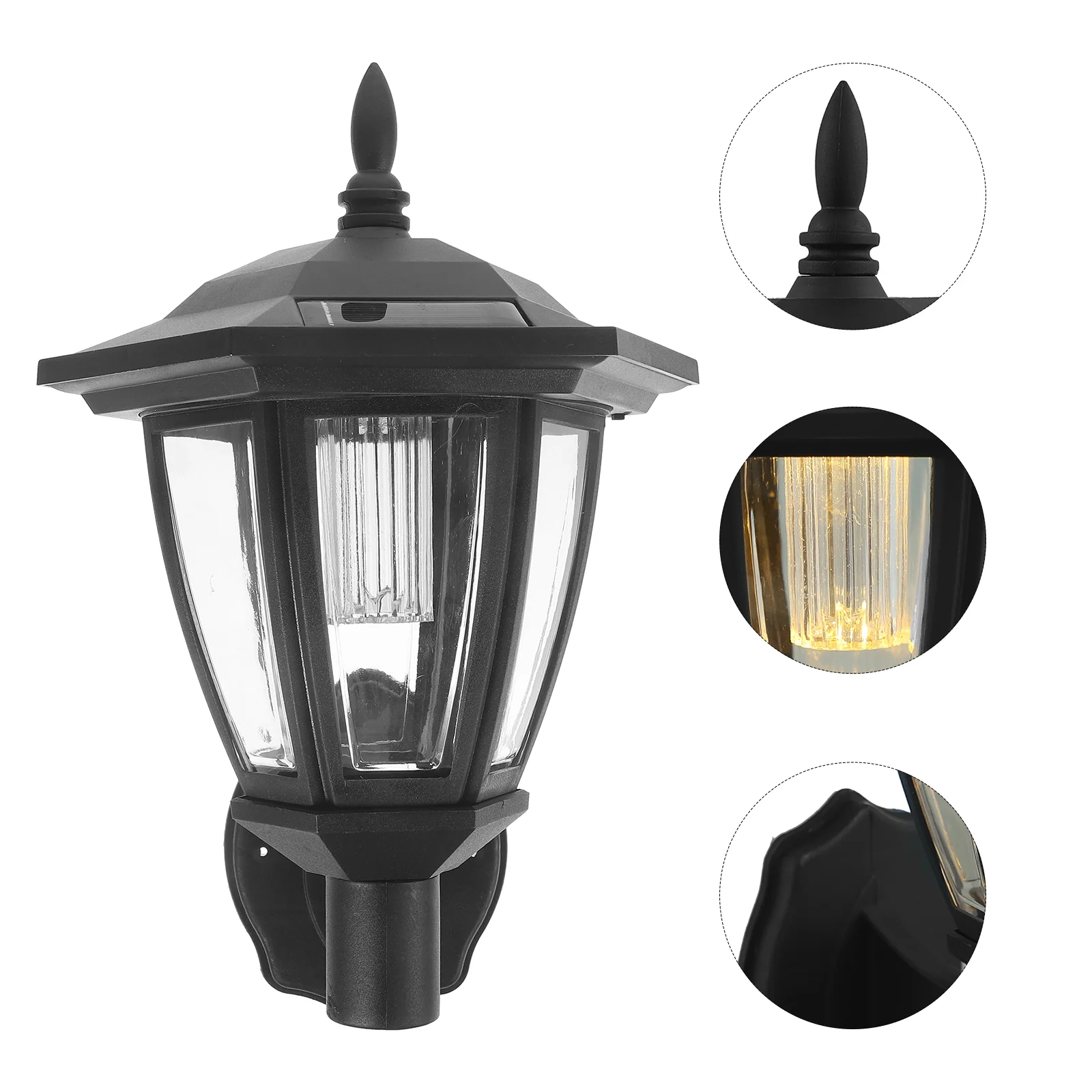 

Solar Wall Light for Patio Decorate Garden Night Lights LED Outdoor Landscape Vintage Fence