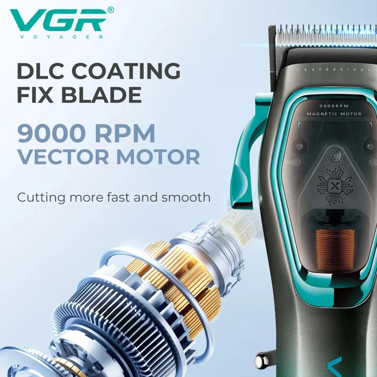 VGR ماكينة حلاقة شعر ماكينات قص شعر احترافية حلاق...