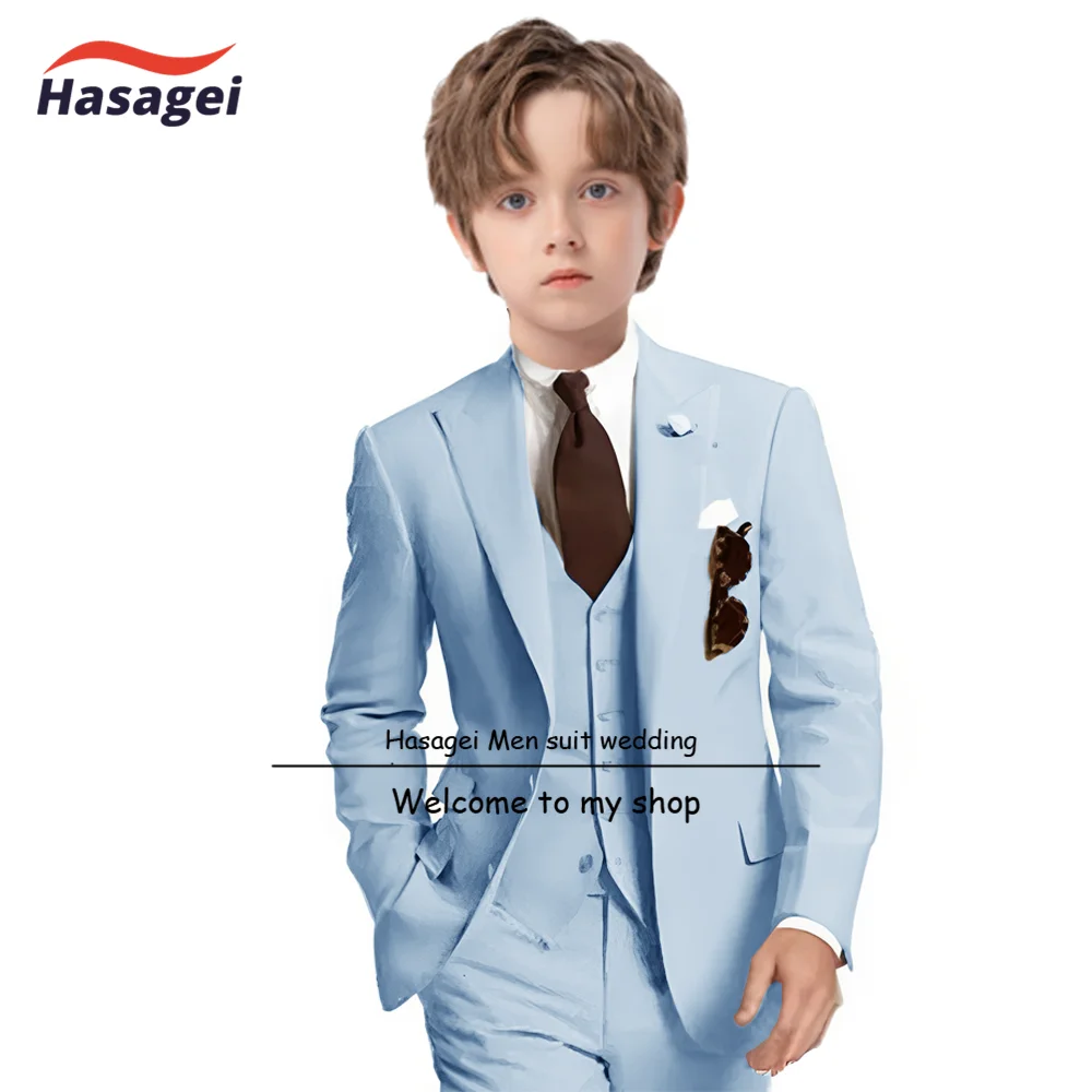 Generisch Bruiloft Jongens Zakelijk Pak Jas 3 Stuks Outfit Smoking Set